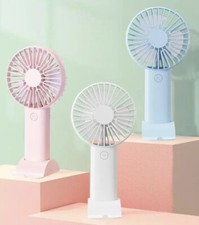 Handheld Portable Rechargeable Fan Mini Handy Fan Pocket Size Air Cooler USB
