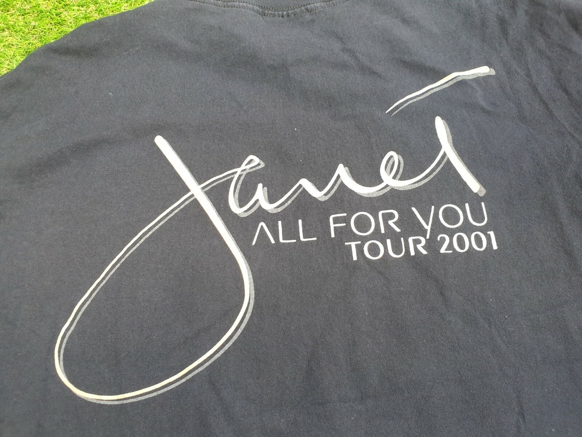 Rare vintage Janet Jackson All For You Tour 2001 T Shirt Rare vintage Janet Jackson All For You Tour 2001 T Shirt