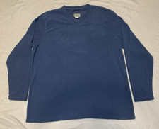 L.L. Bean Men s Tall XL Blue Pullover Sweater 100 Polyester Long sleeve XLT