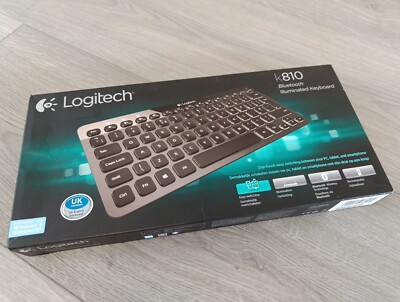 Logitech K810 Beleuchtete Bluetooth Hintergrundbeleuchtung UK Tastatur QWERTZ