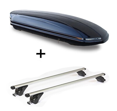 Dachbox MAA460L+Dachträger KING1 für für Volvo XC60 5Tür ab 17