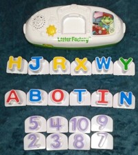 LeapFrog Letter Factory INCOMPLETE Set - 12 Letters  8 s Free shipping