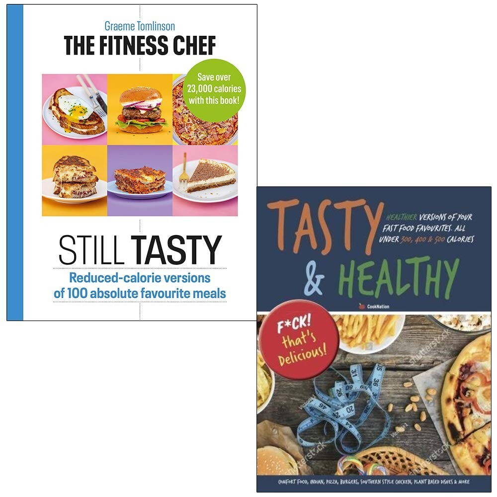 Fitness Chef Still Tasty Graeme Tomlinson,Tasty and Healthy Iota 2 Books Set NEW - Image 2