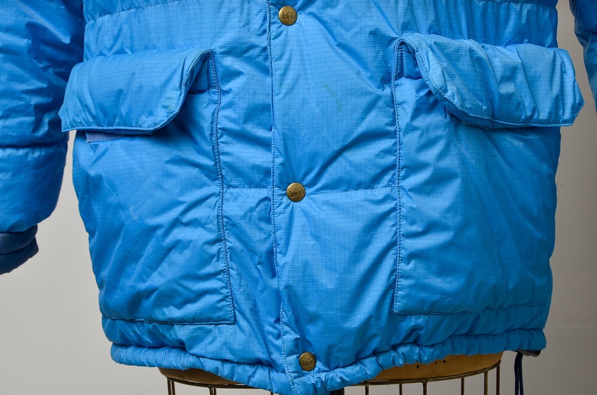 Vintage REI Goose Down Blue Expedition Puffer Winter Jacket Vintage REI Goose Down Blue Expedition Puffer Winter Jacket