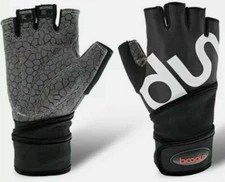 Sport Weight Lifting Gloves Half Finger Wrist Wrap Gloves Fitness Exercise XL
