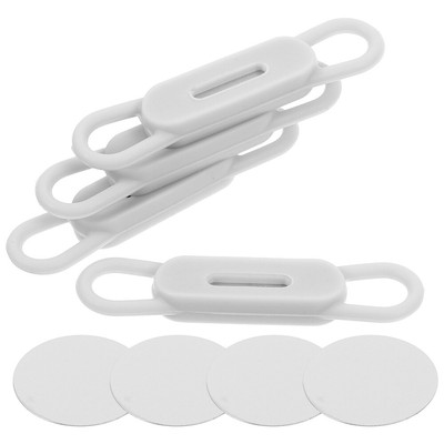  4 Stück magnetische Stifthalter-Clips aus Silikon, Silikon-Stifthalter für
