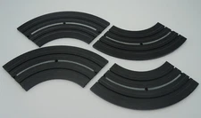 AURORA TJET 6" 1/4 CURVE TRACKS ~ 4 PC ~ EXC/NM/MINT COND ~ CLEAN & RACE READY 2