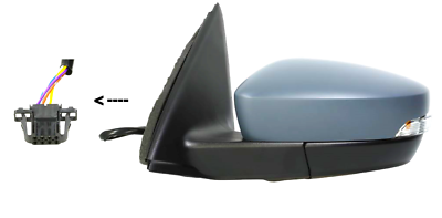 Rétroviseur Extérieur Chauffant Gauche Pour Skoda Fabia 2015-2017, Rapid 2018-2020 - Verre Et ABS, Remplacement Direct