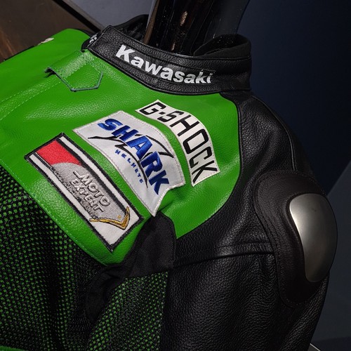 KAWASAKIMan'sMotorbike Jacket/Like NEW/4XL/Armp2Armp65cm/Around Waist121cm/L70cm - Picture 21 of 24
