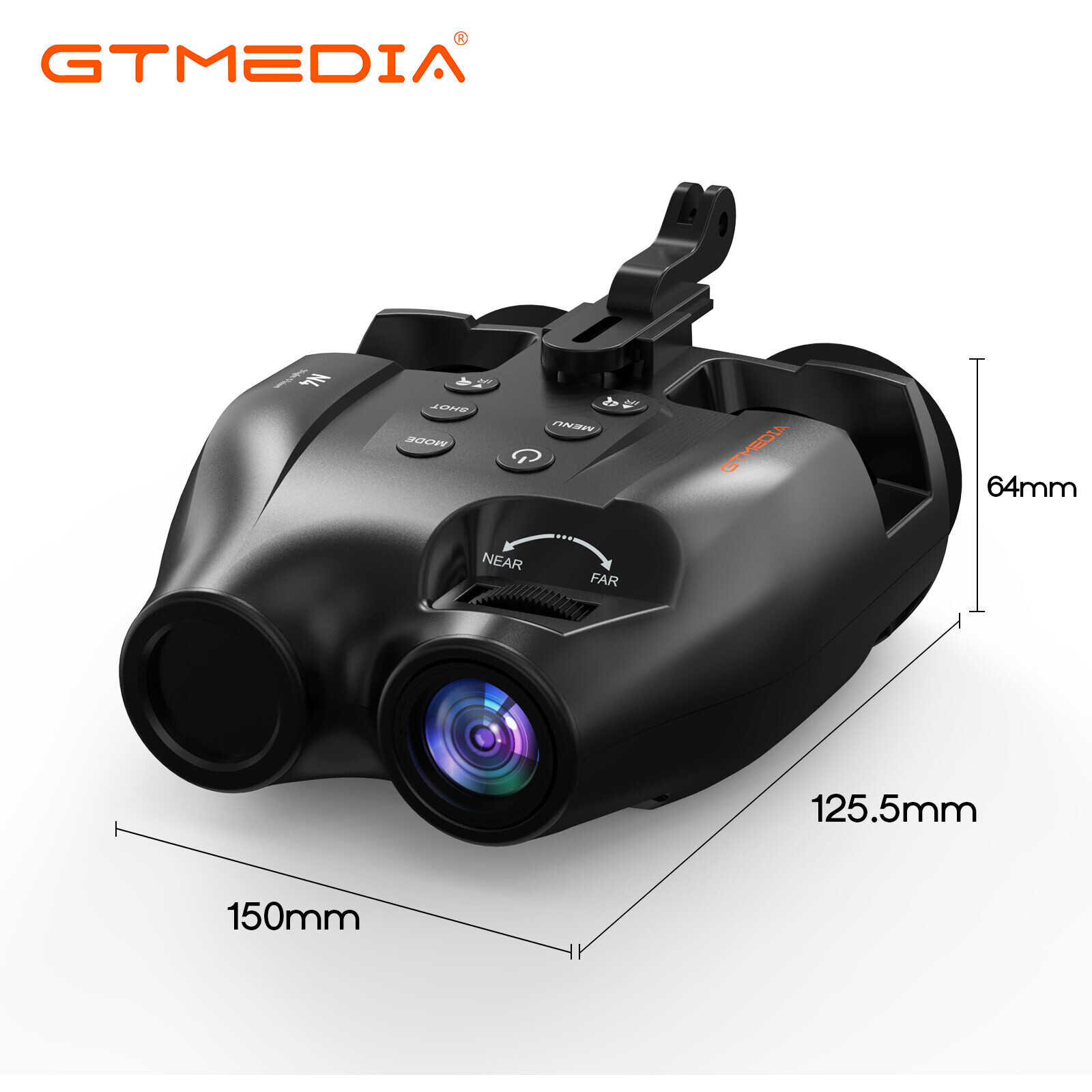 Head Mounted Night Vision Goggles Rechargeable Hand Free Night Vision Binoculars