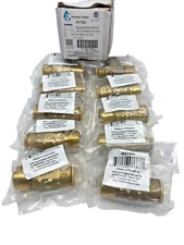 BOX Of 11, IRV75NL AMERICAN GRANBY BRASS RELIEF VALVE 75 PSI 3/4" MIP X 1/2" FIP