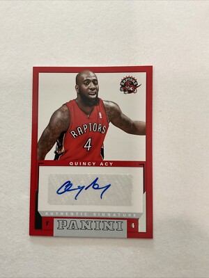 2012-13 Panini Basketball QUINCY ACY ✒️Auto Rookie SP Toronto