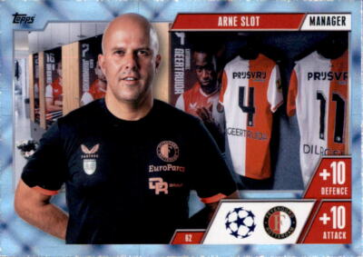 Champions League EXTRA 62 - Arne Slot - Manager - CRYSTAL - 2023/2024