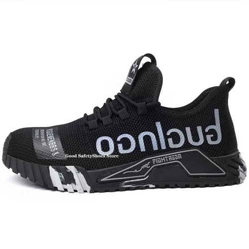 Stahlkappe Arbeit Sicherheitsstiefel Herren Outdoor Schuhe Pannensicher High Top Sneaker - Bild 32 von 32