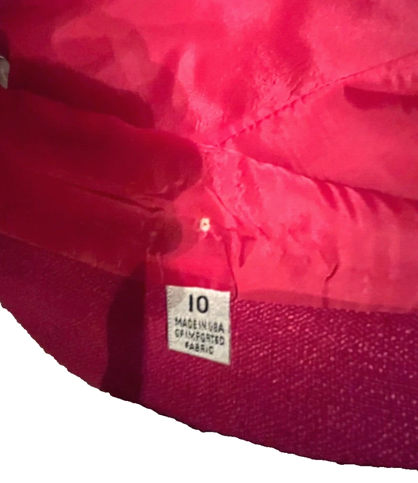 Blazer Chaqueta Rosa Vintage Evan Picone Damas Talla 10 Doble Pecho USA UNION Foto 4 de 4