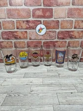 6 Brewery Beer Pint Glasses, Snow Goose, Troegs, Fat Tire, Hempen, Kelly's, AK