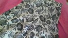 Christian Siriano Wide Leg Linen Elastic Pants Black/Wht Floral Size S 25x25 EUC — photo 9