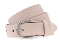 Vanzetti Classics 30Mm Cambered Leather Belt W95 GüRtel Accessoire Pale Rose