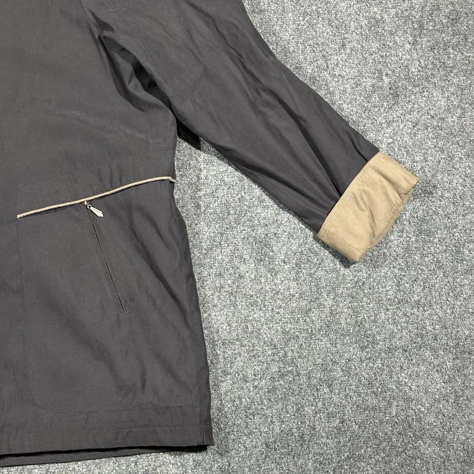 Chaqueta de Invierno Mulberry Street Hombres XL Negra Forro Extraíble Pesado Bolsillos con Capucha Foto 3 de 4