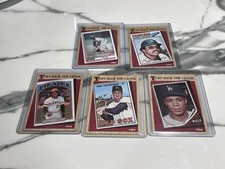 1987 TOPPS BASEBALL TURN BACK THE CLOCK CARD SET