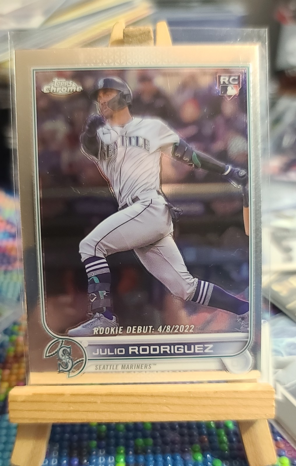 2022 Topps Chrome Update Series - Rookie Debut Julio Rodriguez #USC165 (RC)