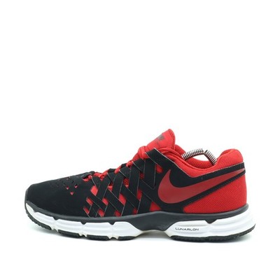 Nike Herren Lunar Fingertrap TR Sneaker Schwarz/Rot Niedrig Sportschuhe EU 42