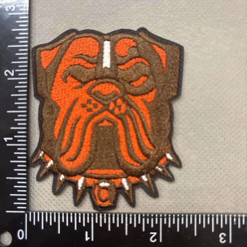 CLEVELAND BROWNS IRON ON EMBROIDERED PATCH