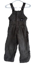 Polar King By Key Kids Duck Bib Overalls Size XS Brown Outdoor Country Western