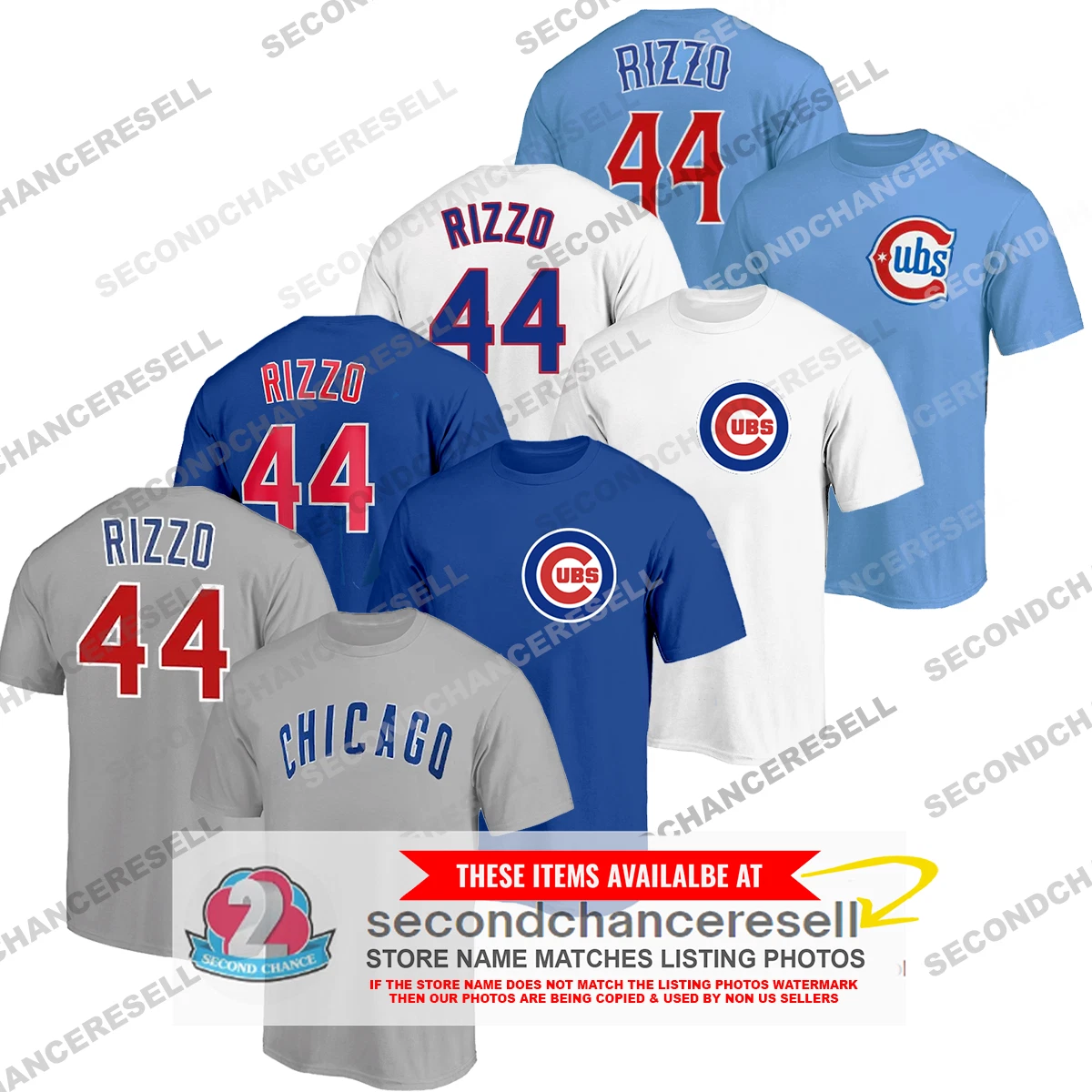 Anthony Rizzo Chicago Cubs MLB Shirts for sale | eBay