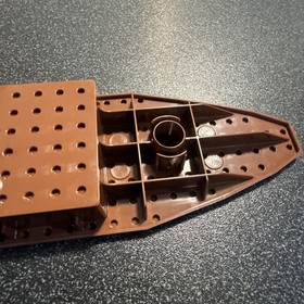 Lego 60015 City Coast Guard albatross brown Boat hull 28 X 8 HULL ONLY