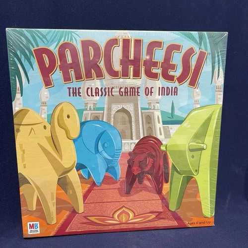 Parcheesi “The Classic Game of India” Vintage 2001 Milton Bradley   NEW & SEALED