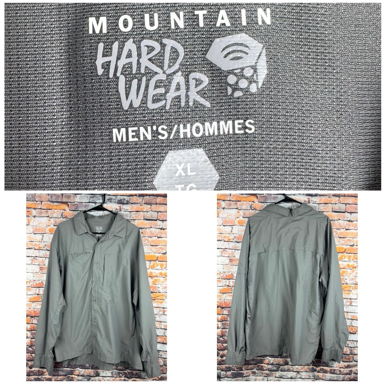 Mountain Hardware Canyon Vented Long Sleeve Shirt Outdoor Fishing XL Gray
Opens in a new window or t