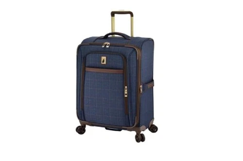 London Fog Brentwood IV 25" Spinner Softside Carry - On Midnight Blue Wales