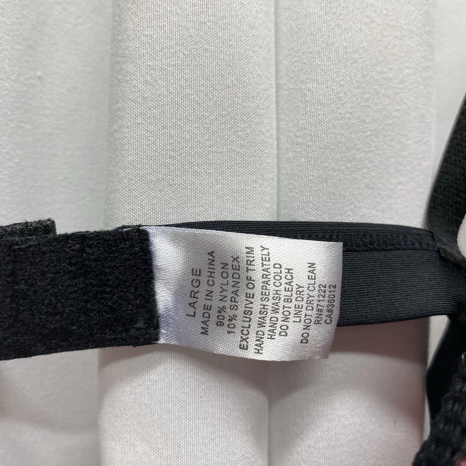 Bralette Rampage talla grande A, B, C encaje negro rosa caprichoso nuevo con etiquetas Foto 4 de 4