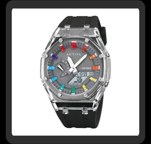 ACW2100-005 - Activa Kaleido X Invicta Men's Digital Watch 44.2mm, Black