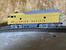 HO scale Athearn Union Pacific F7A Superpower and F7B unpowered