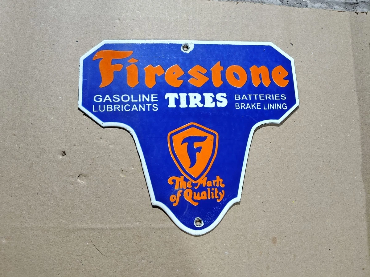 Firestone Sign In Original Advertising Signs (1930-1969) for sale