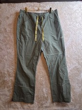 Pantalones Médicos Iguana Verde Mediano Con Cordón Mujer Talla Pequeña