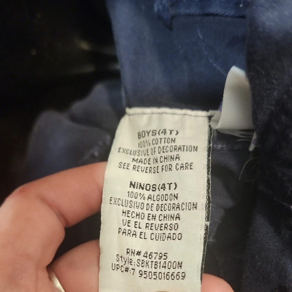 Macacão curto azul e amarelo T-Rex vintage - Imagem 4 de 4