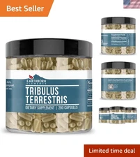 Tribulus Terrestris 200 Capsules - Pure & Undiluted for Peak Health Support