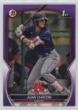 2023 Bowman Prospects Purple 177/250 Juan Chacon #BP-105 02zw