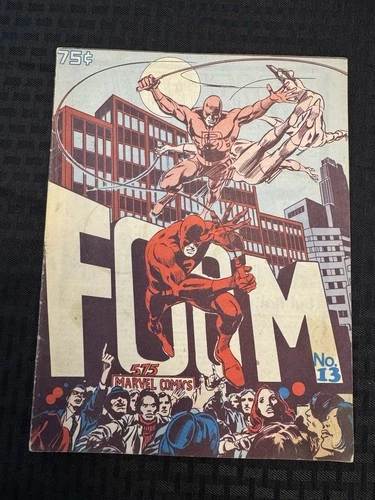 FOOM #13 VINTAGE BRONZE AGE MARVEL FAN MAGAZINE SPECIAL DAREDEVIL ISSUE!