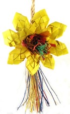 Planet Pleasures Sunflower Bird Toy, Small Small, YELLOW