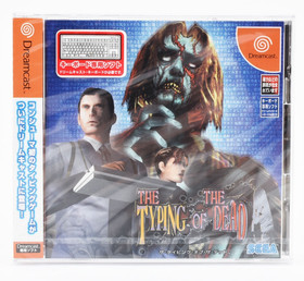 Sega Dreamcast The Typing of the Dead w/Keyboard Set Complete Box Good DC Japan