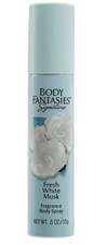 Body Fantasies Signature Fresh White Musk Unisex Body Spray 0.5 fl. oz.