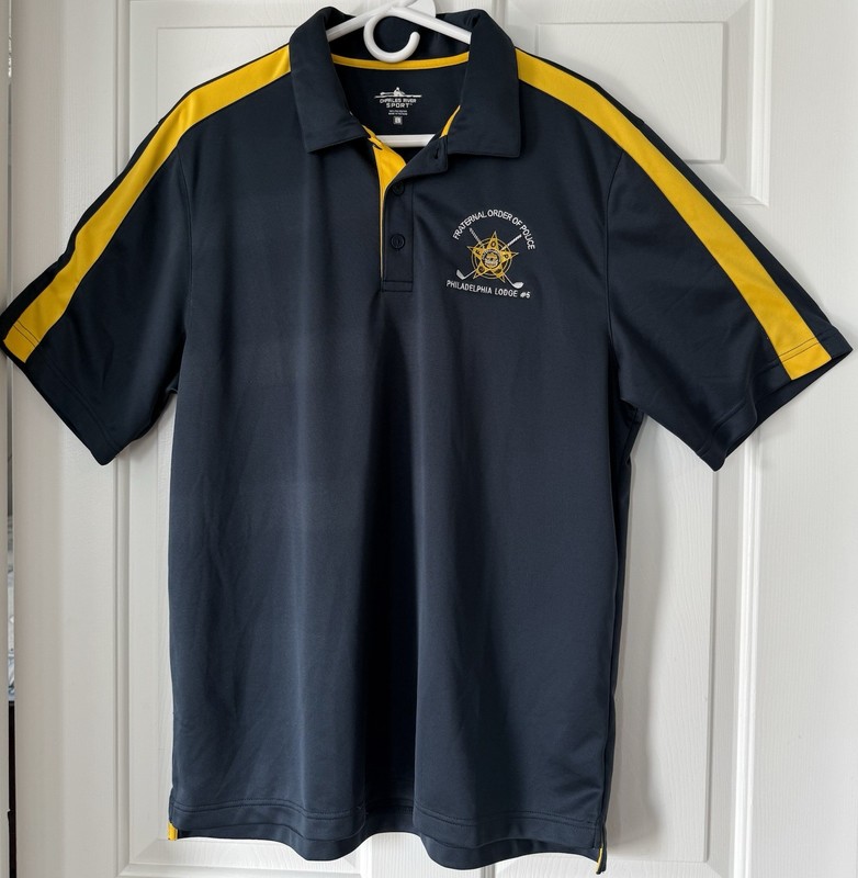 Fraternal Order of Police Philadelphia Lodge # 5 Polo Shirt, Men’s Large