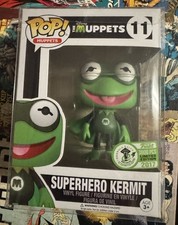 Funko Pop! The Muppets Superhero Kermit #11 ECCC Limited Edition 3000 2017