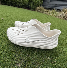 New Nike ReactX Rejuven8 Men's Beige Slip-On Sandals Size 11 Breathable