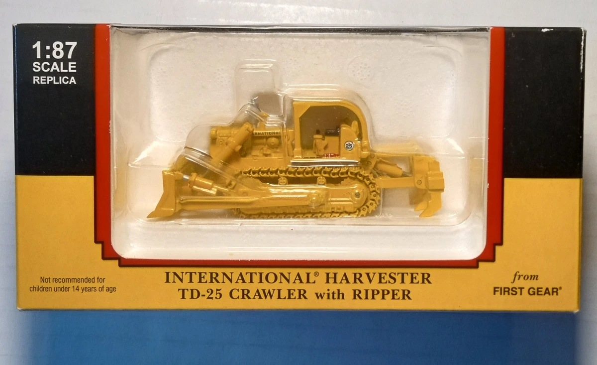 ミニカー First Gear 1:50 International 175 International Harvester Yellow Dozer Contemporary Manufacture
