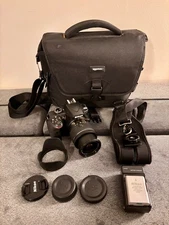 Nikon D3400 Black 24.2 MP DSLR Camera 18-55 VR Lens (Count: 8,828)